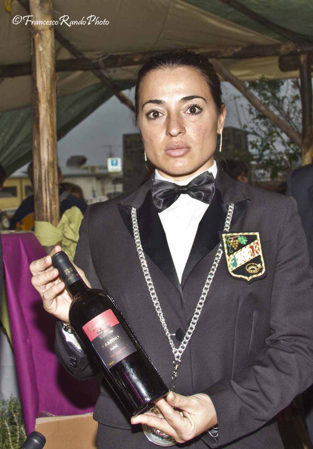 Veronica Ciscognetti, giovane sommelier di Napoli, per i vini vesuviani